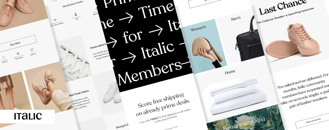 Italic Email Campaign